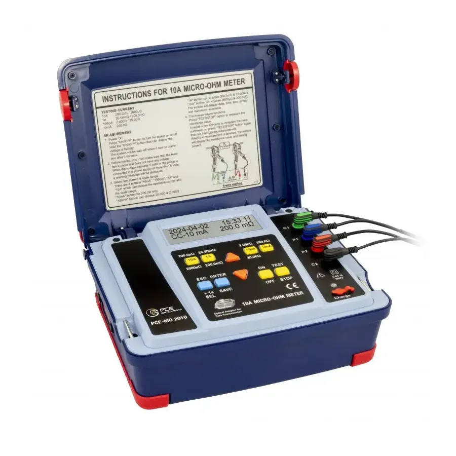 Microôhmetro PCE Instruments PCE-MO 2010