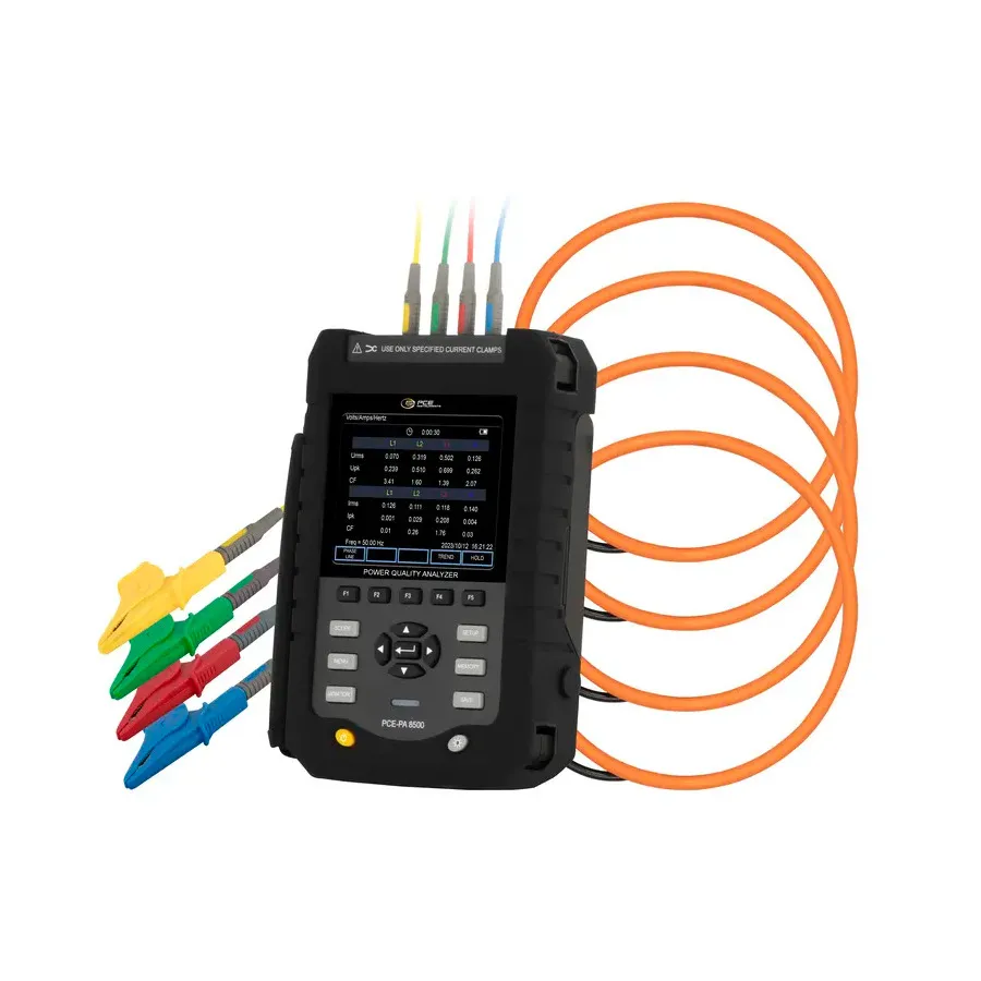 PCE Instruments PCE-PA 8500 Analisador de Qualidade de Energia