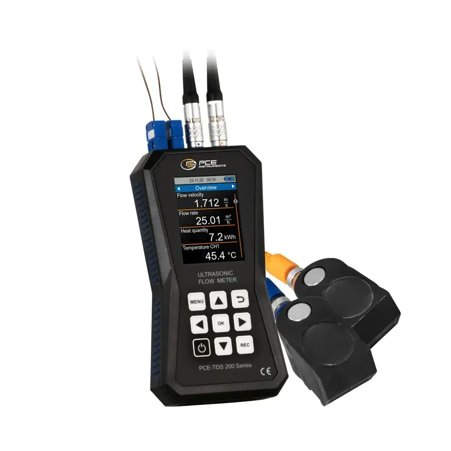 PCE Instruments PCE-TDS 200+ M Medidor de Fluxo Ultrassônico