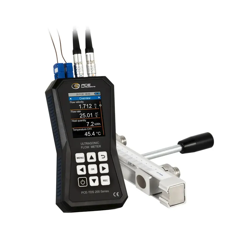 PCE Instruments PCE-TDS 200+ SR Medidor de Fluxo Ultrassônico