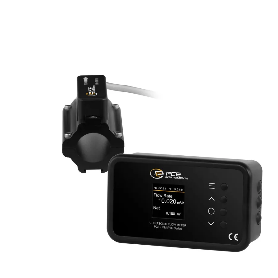 Medidor de Fluxo Ultrassônico com Sensor Acoplado PCE Instruments PCE-UFM 20PVC