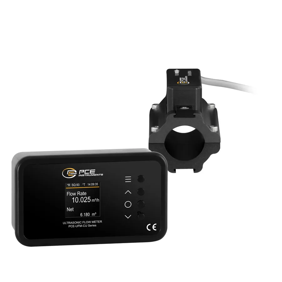Medidor de Fluxo Ultrassônico com Sensor Acoplado PCE Instruments PCE-UFM 25CU