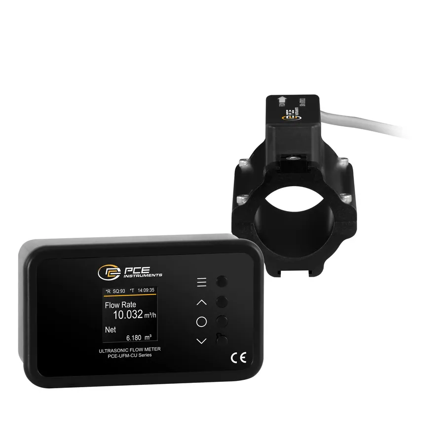 Medidor de Fluxo Ultrassônico com Sensor Acoplado PCE Instruments PCE-UFM 32CU