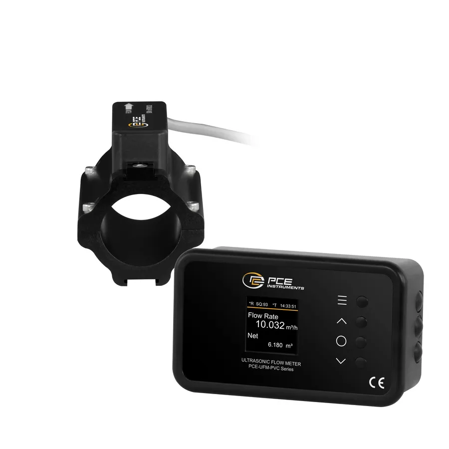 Medidor de Fluxo Ultrassônico com Sensor Acoplado PCE Instruments PCE-UFM 32PVC