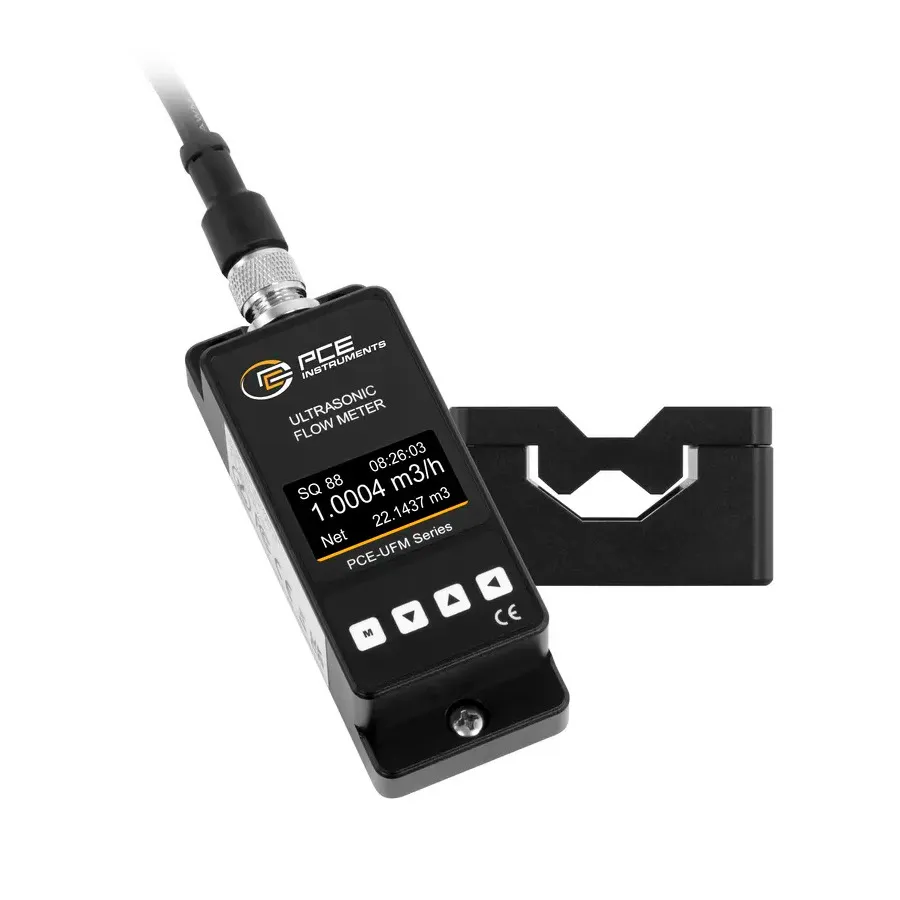Medidor de Fluxo Ultrassônico com Sensor Acoplado PCE Instruments PCE-UFM 4