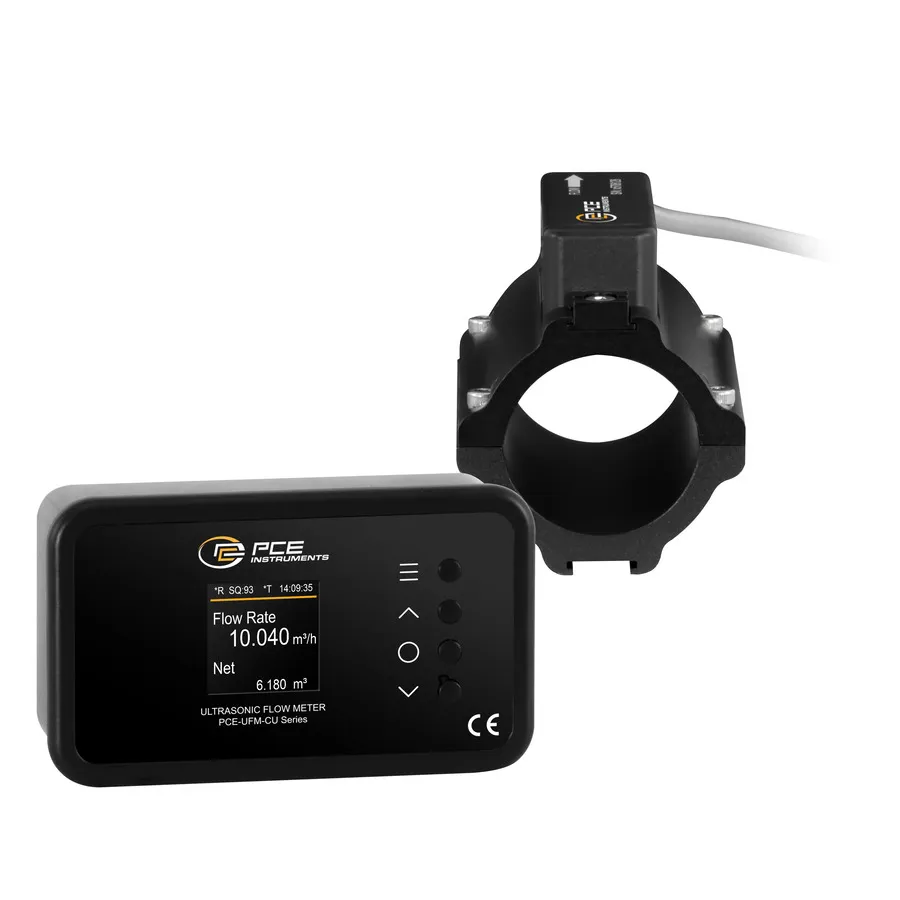 Medidor de Fluxo Ultrassônico com Sensor Acoplado PCE Instruments PCE-UFM 40CU