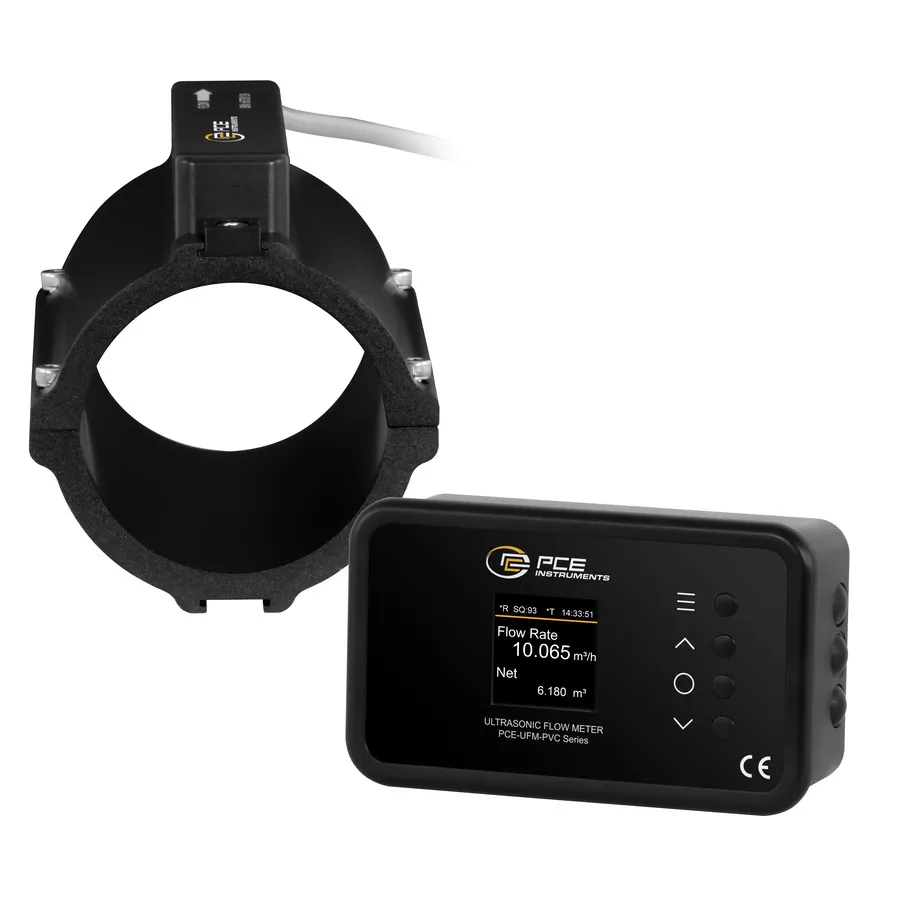 PCE Instruments PCE-UFM 65PVC Medidor de Vazão Ultrassônico de Grampo