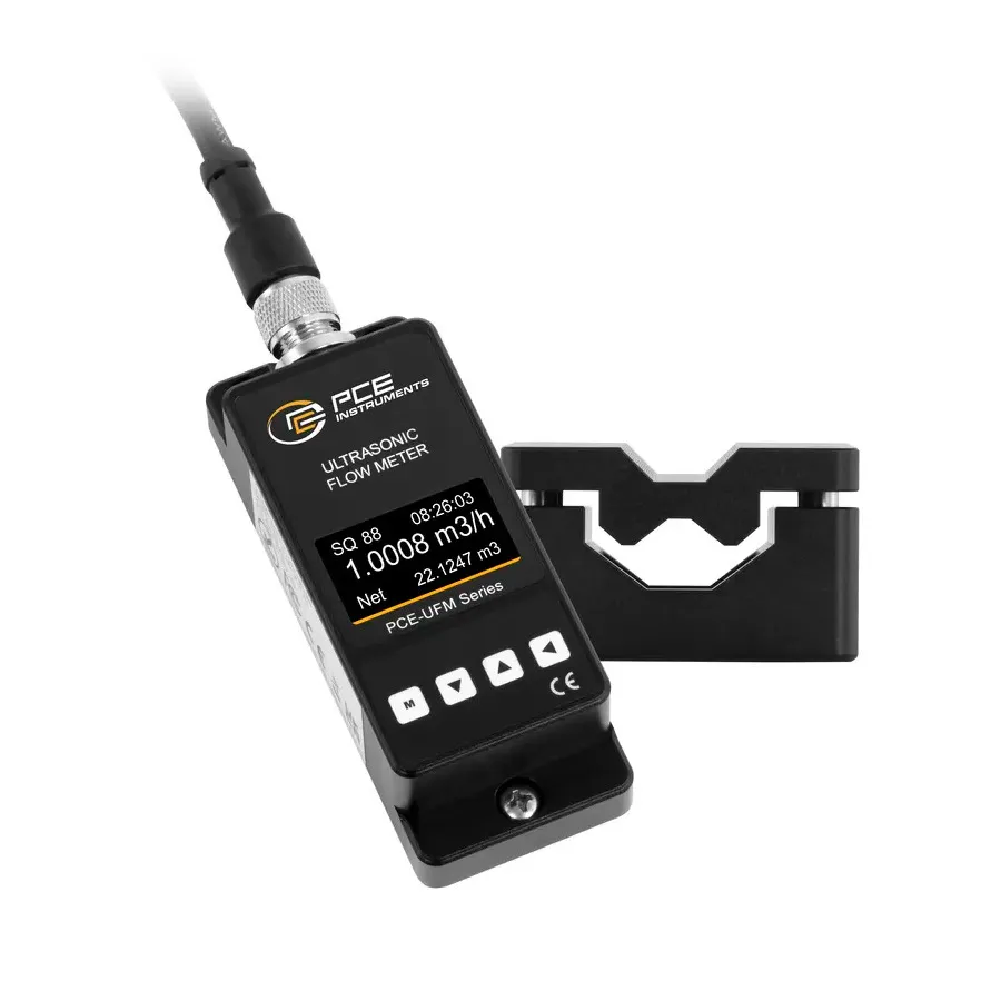 PCE Instruments PCE-UFM 8 Medidor de Vazão Ultrassônico de Grampo
