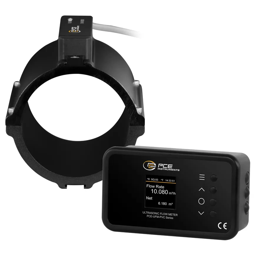 PCE Instruments PCE-UFM 80PVC Medidor de Vazão Ultrassônico de Grampo