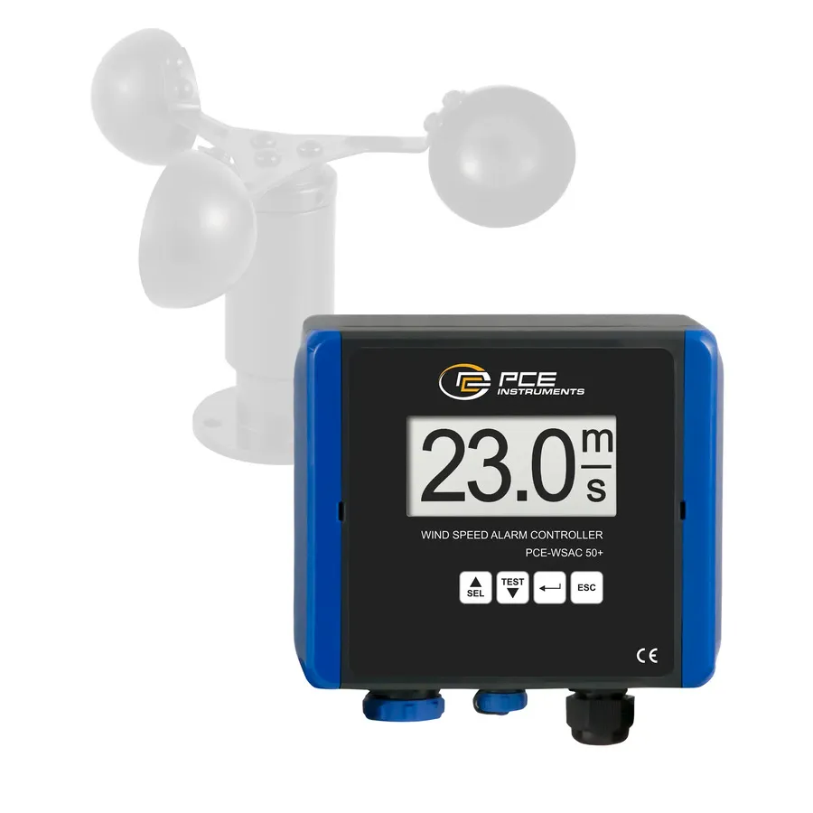 PCE Instruments PCE-WSAC 50+ 230 Medidor de Velocidade do Vento