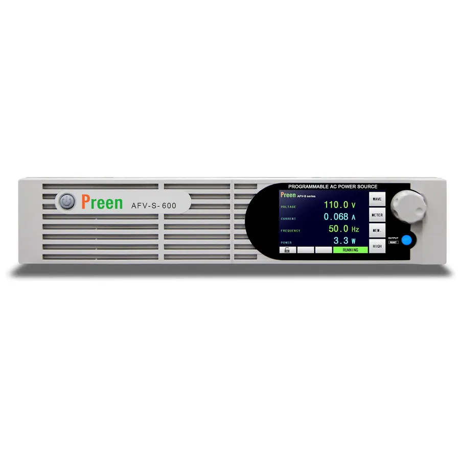 Fonte de Energia CA Programável Preen AFV-S-600