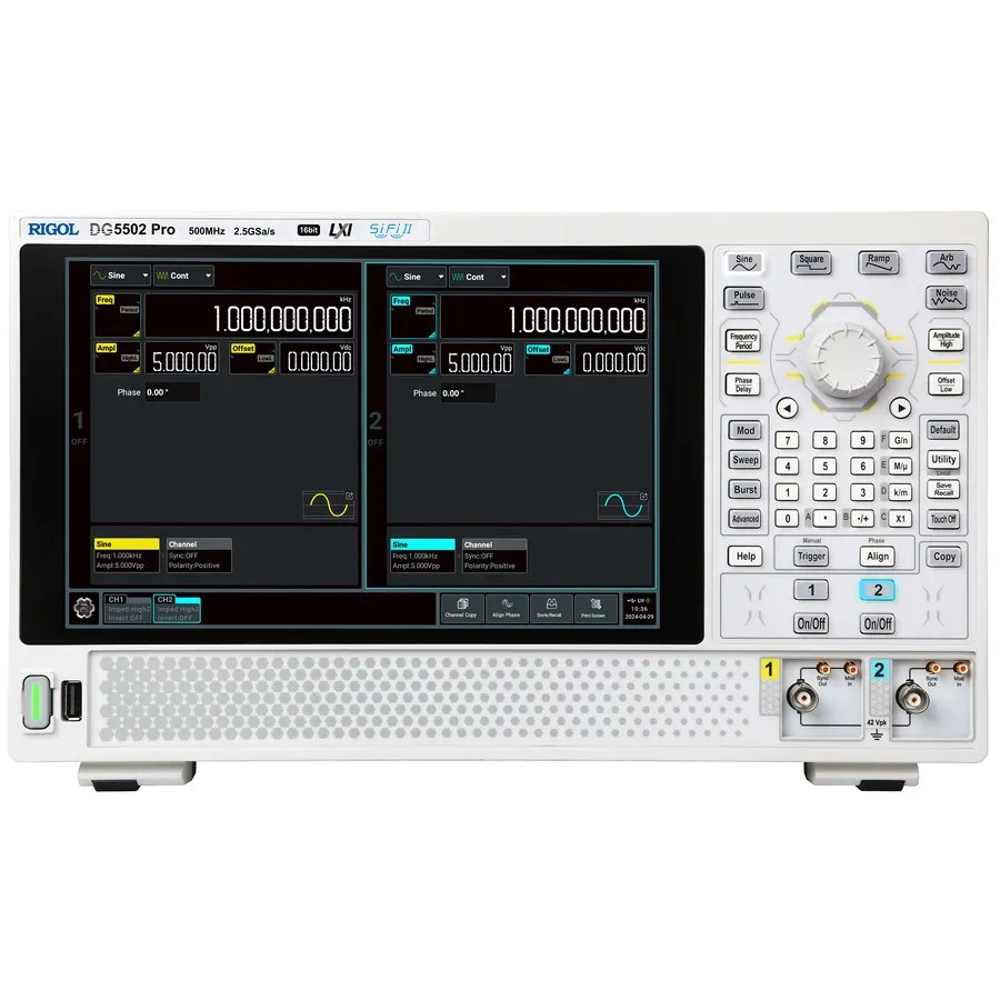 Gerador de Forma de Onda Arbitrária RIGOL DG5502 Pro