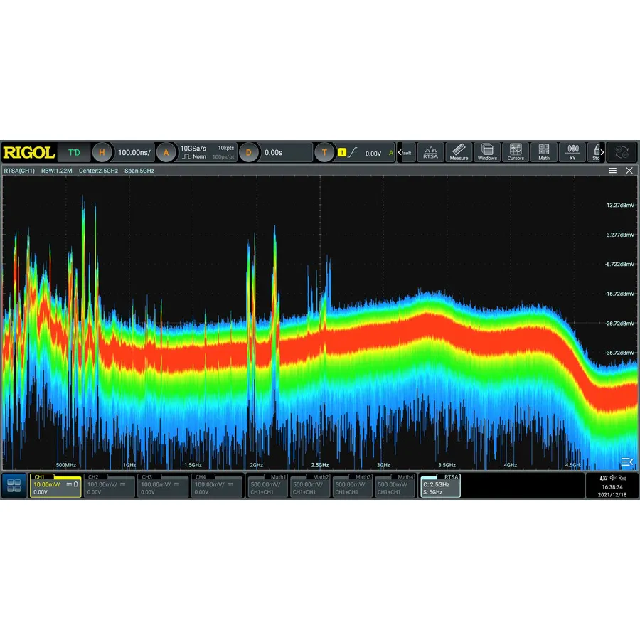 RIGOL DS70000-RTSA Opção de Análise de Espectro em Tempo Real