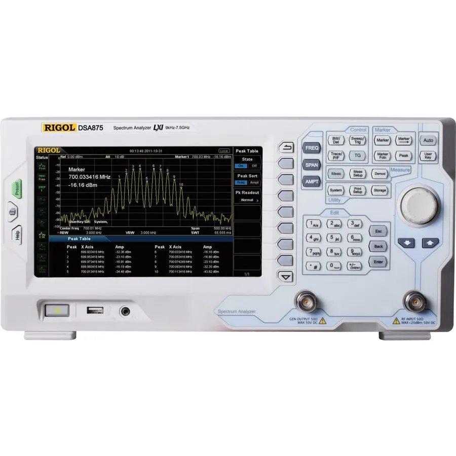 RIGOL DSA832-TG Analisador de Espectro RF