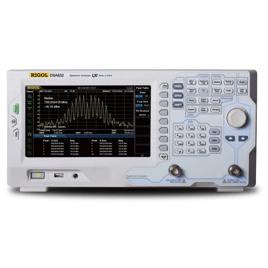 RIGOL DSA832E-TG Analisador de Espectro RF