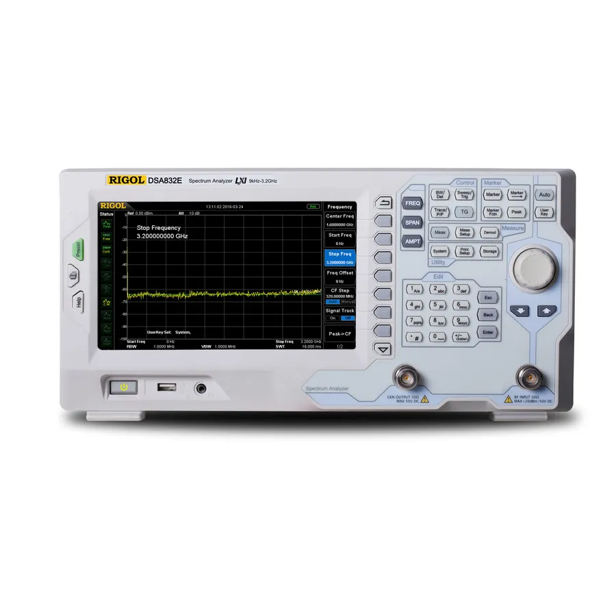 RIGOL DSA832E Analisador de Espectro RF