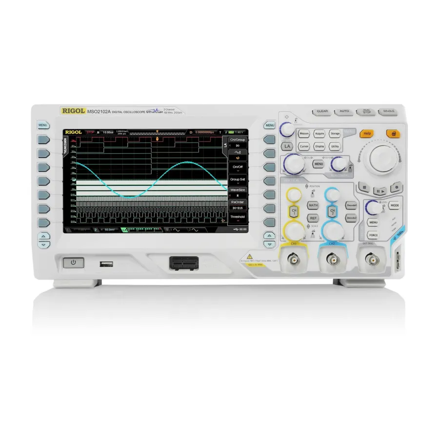 Osciloscópio de Sinal Misto RIGOL MSO2102A