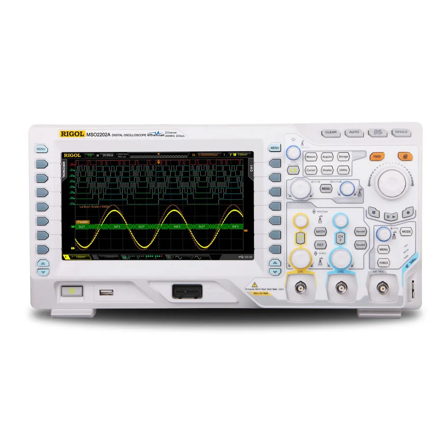 Osciloscópio Mixed Signal RIGOL MSO2202A