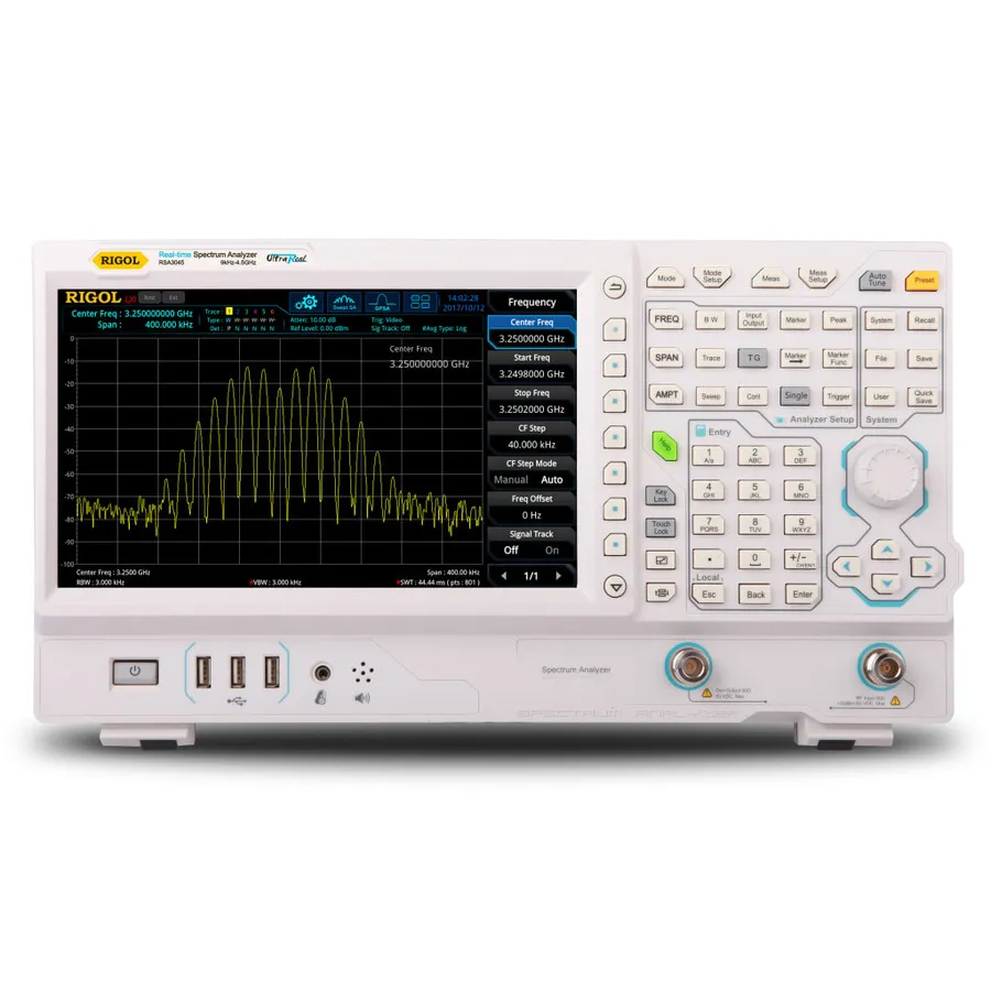 RIGOL RSA3030-TG Analisador de Espectro em Tempo Real com Gerador de Rastreamento
