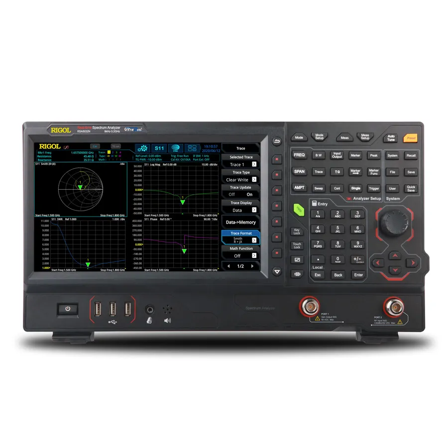 Analisador de Espectro em Tempo Real RIGOL RSA5032N com VNA e Gerador de Rastreamento
