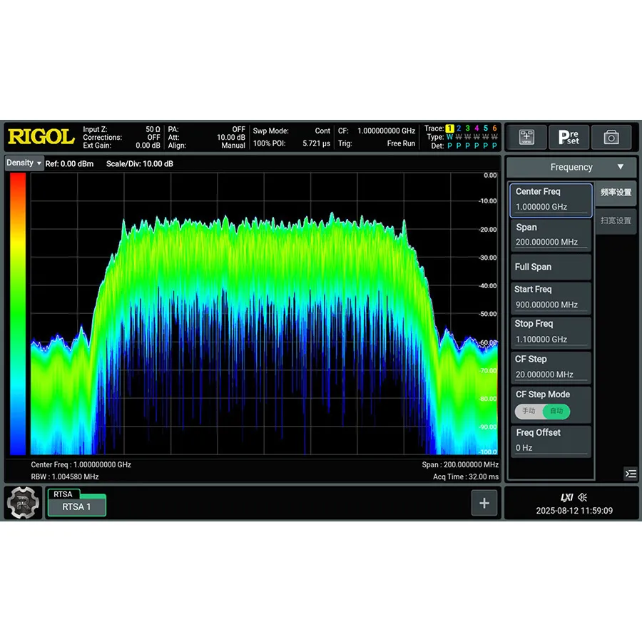 RIGOL RSA6000-RB200 Expansão de Largura de Banda em Tempo Real de 200MHz