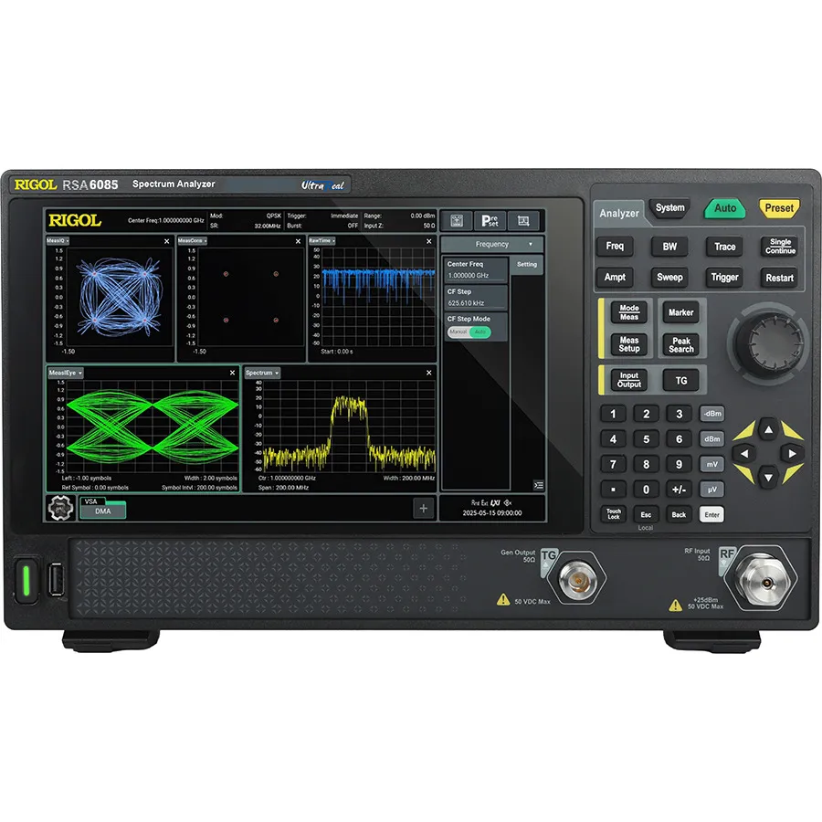 Analisador de Espectro em Tempo Real de Bancada RIGOL RSA6085