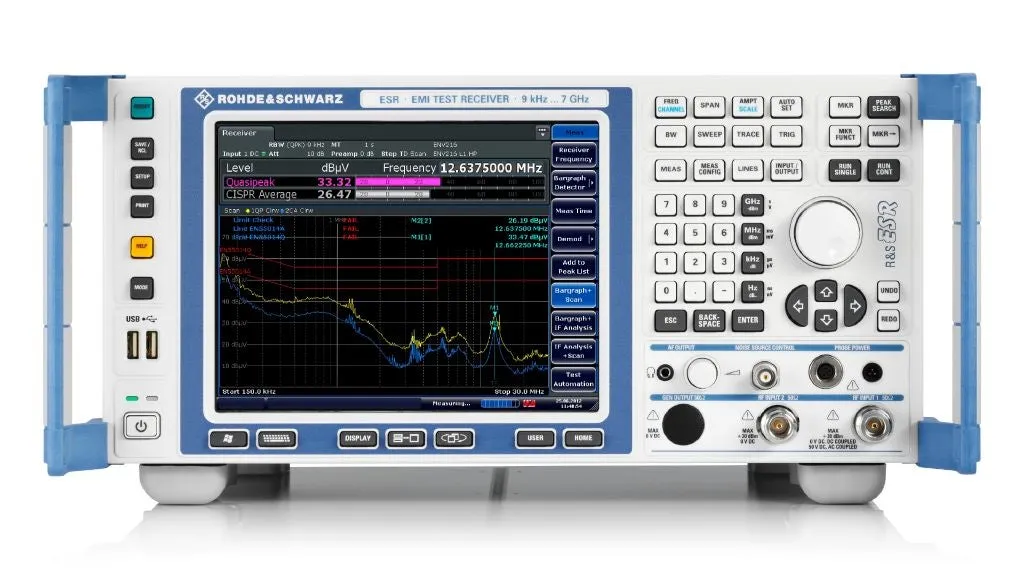 Rohde & Schwarz ESR26 Receptor de Prueba EMI