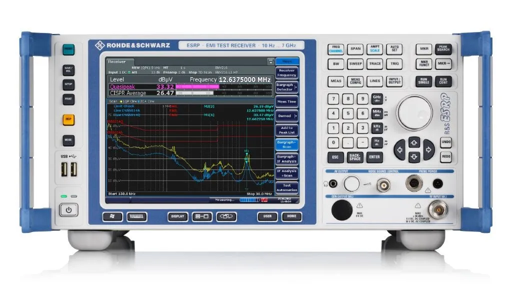 Rohde & Schwarz ESRP3 Receptor de Prueba EMI
