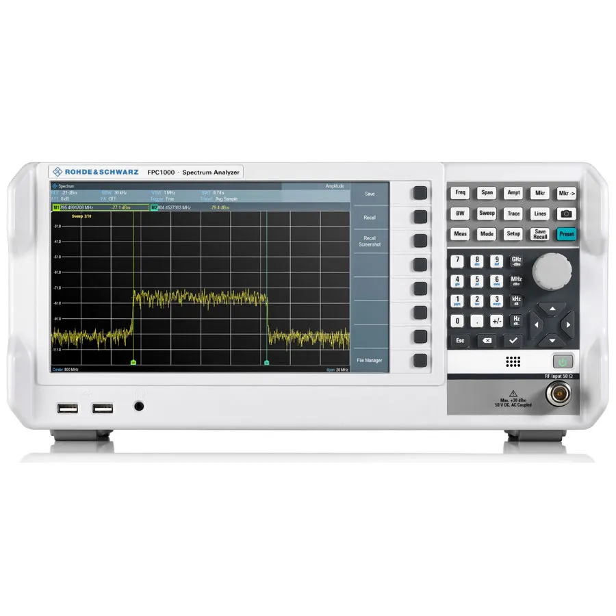 Pacote Analisador de Espectro de Debug EMI Rohde & Schwarz FPC-EMI1