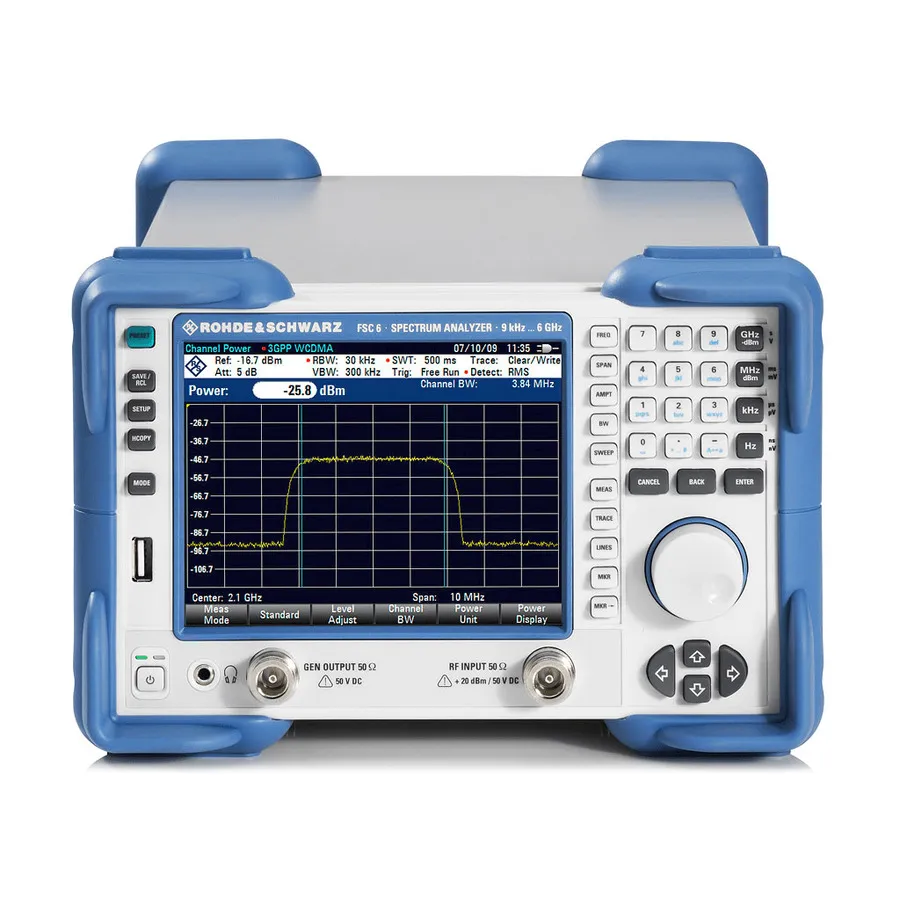 Analisador de Espectro Rohde & Schwarz FSC6 com Gerador de Rastreamento