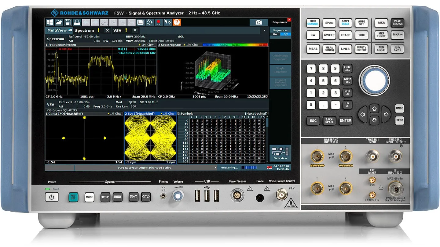 Analisador de Sinal e Espectro Rohde & Schwarz FSW26