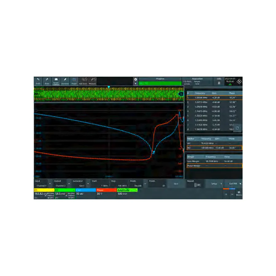 Rohde & Schwarz MXO4-K36 Opção de Análise de Resposta em Frequência