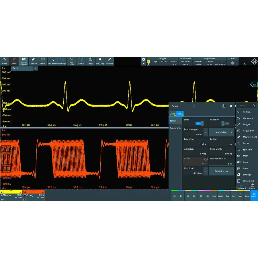Opção Geradora de Forma de Onda Arbitrária Rohde & Schwarz MXO5C-B6