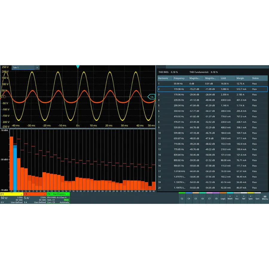 Chave de Licença de Análise de Potência Rohde & Schwarz MXO5C-K31