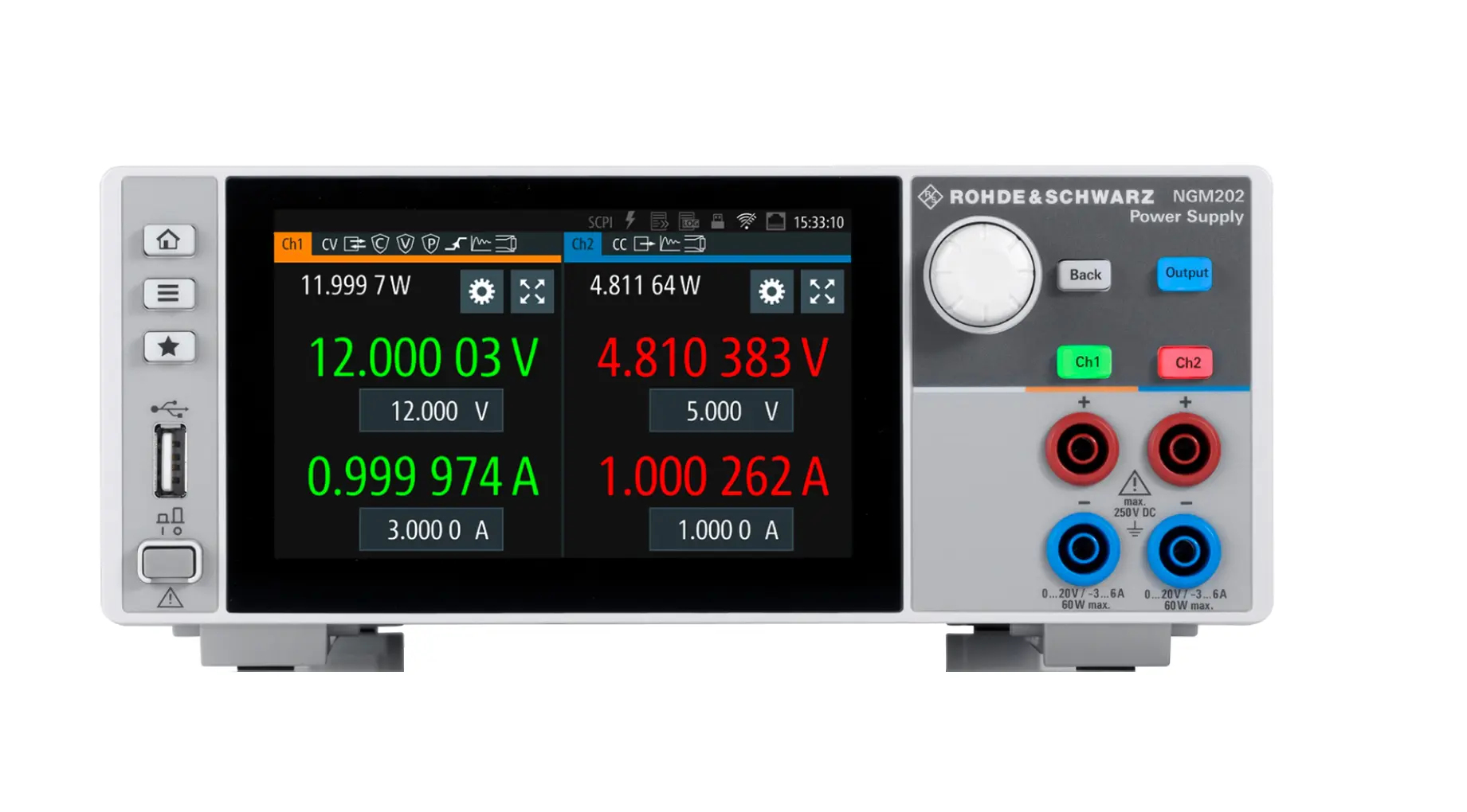 Rohde & Schwarz NGM-COM2A Pacote de Fonte de Alimentação