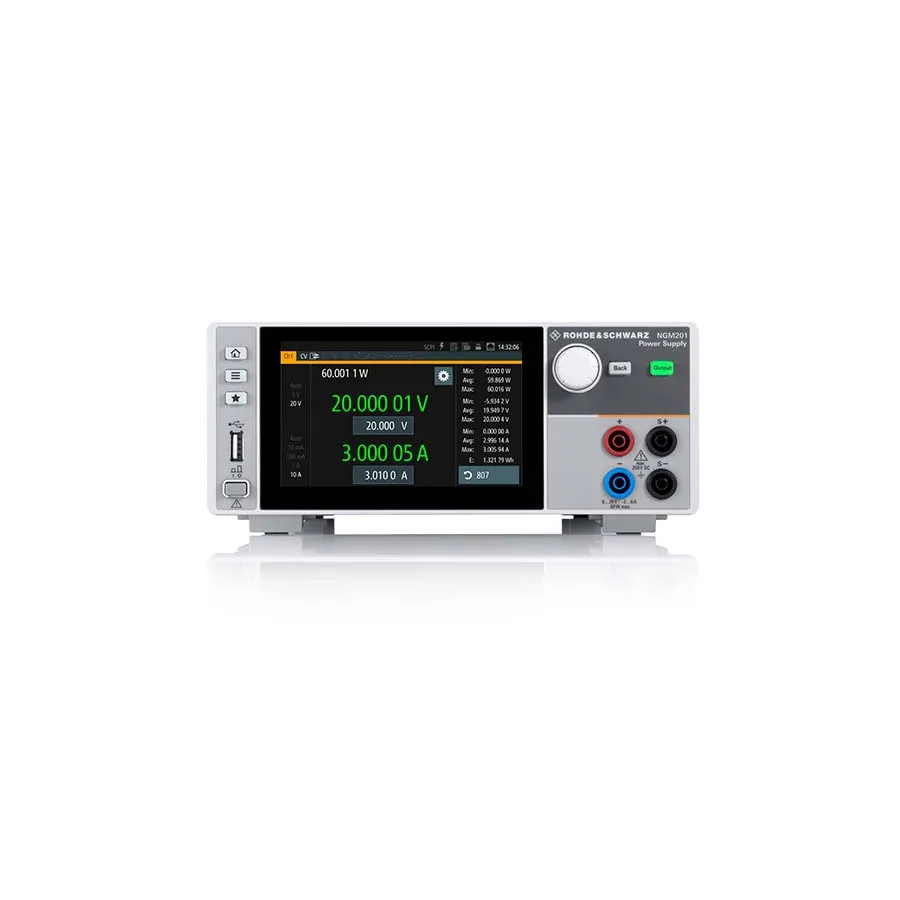 Rohde & Schwarz NGM201 Fonte de Alimentação CC