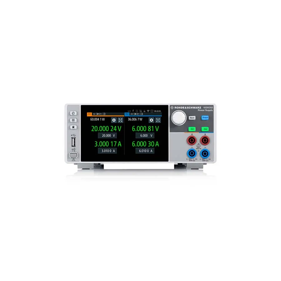 Rohde & Schwarz NGM202 Fonte de Alimentação Digital
