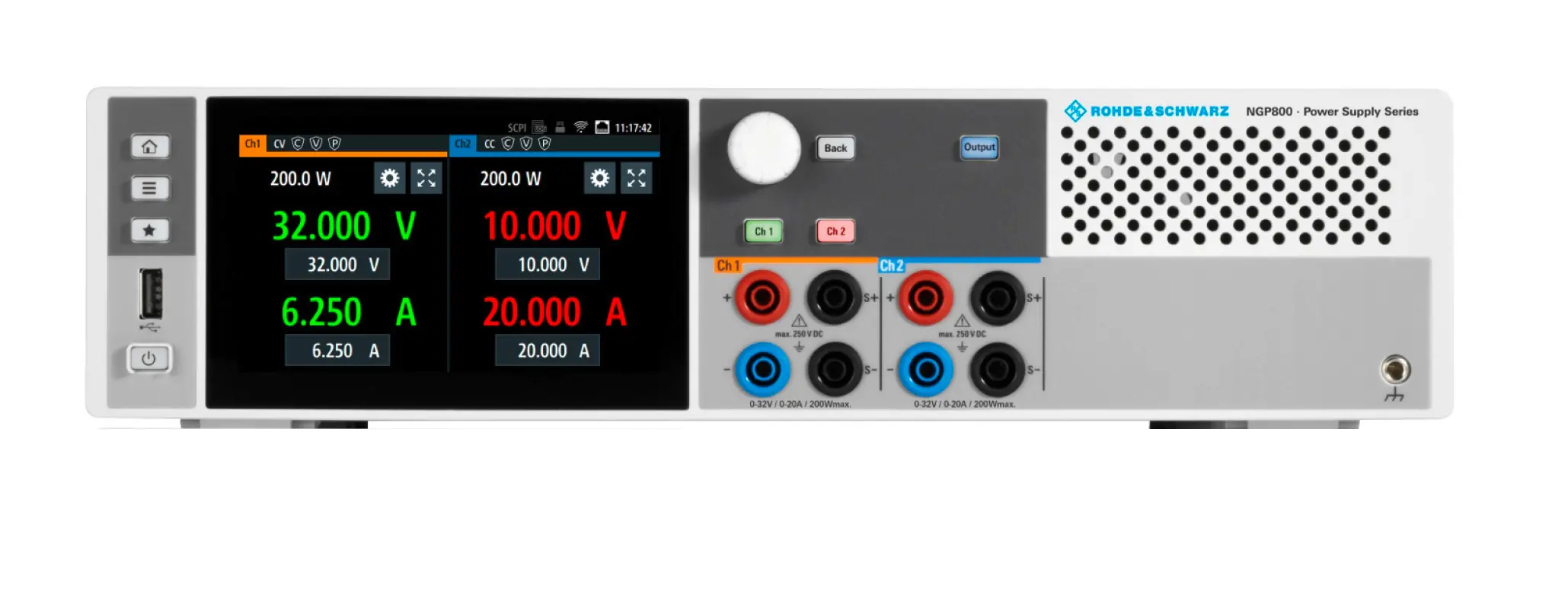 Rohde & Schwarz NGP802 Fonte de Alimentação
