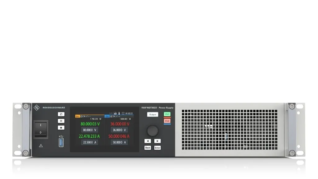 Rohde & Schwarz NGT3622 Fonte de Alimentação DC