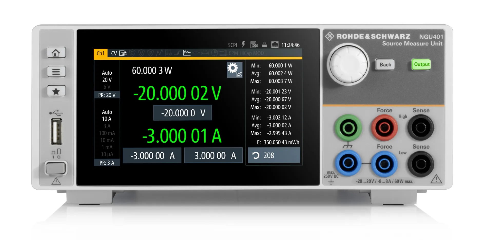 Unidade de Medição de Fonte Rohde & Schwarz NGU411