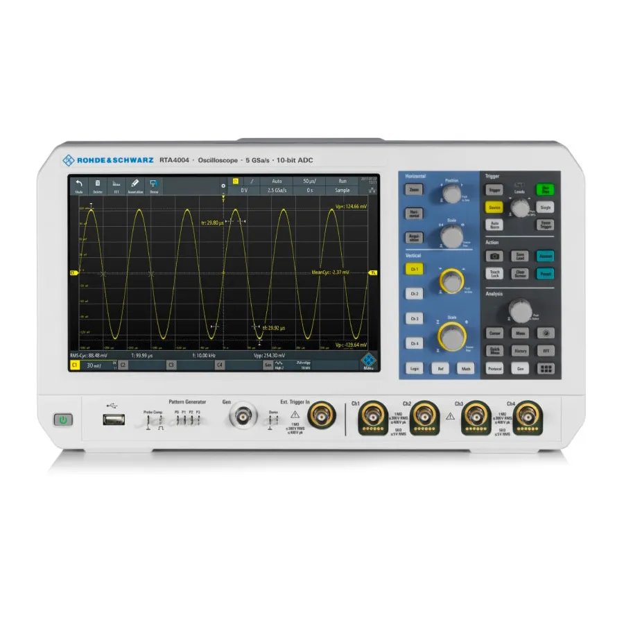 Pacote Osciloscópio Digital Rohde & Schwarz RTA4K-04M