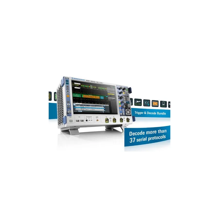 Opção de Pacote Acionador e Decodificador Rohde & Schwarz RTO-TDBNDL