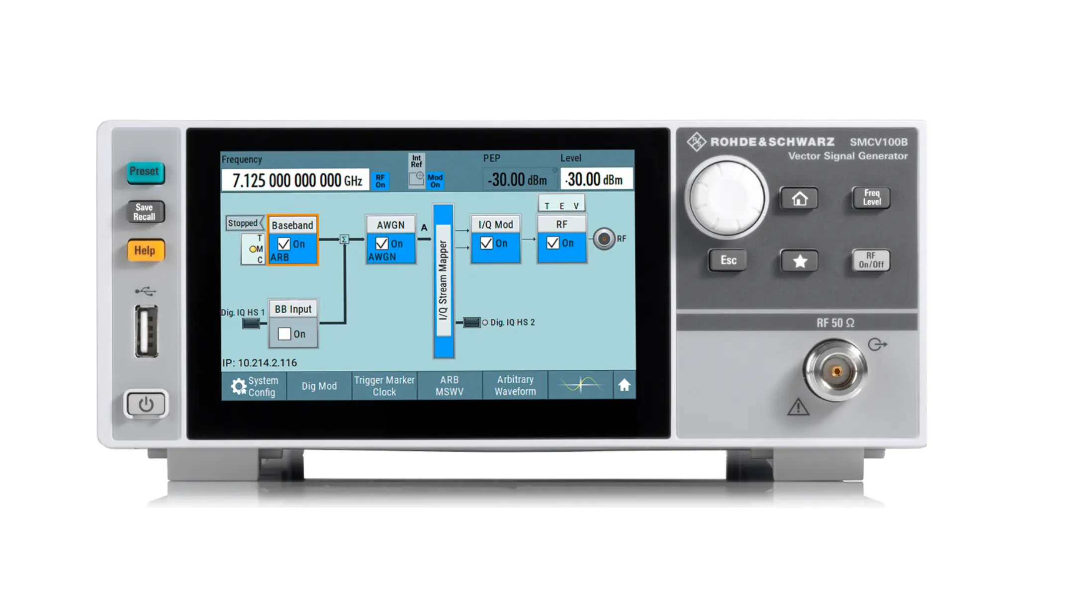 Gerador de Sinais Vetoriais Rohde & Schwarz SMCV100B