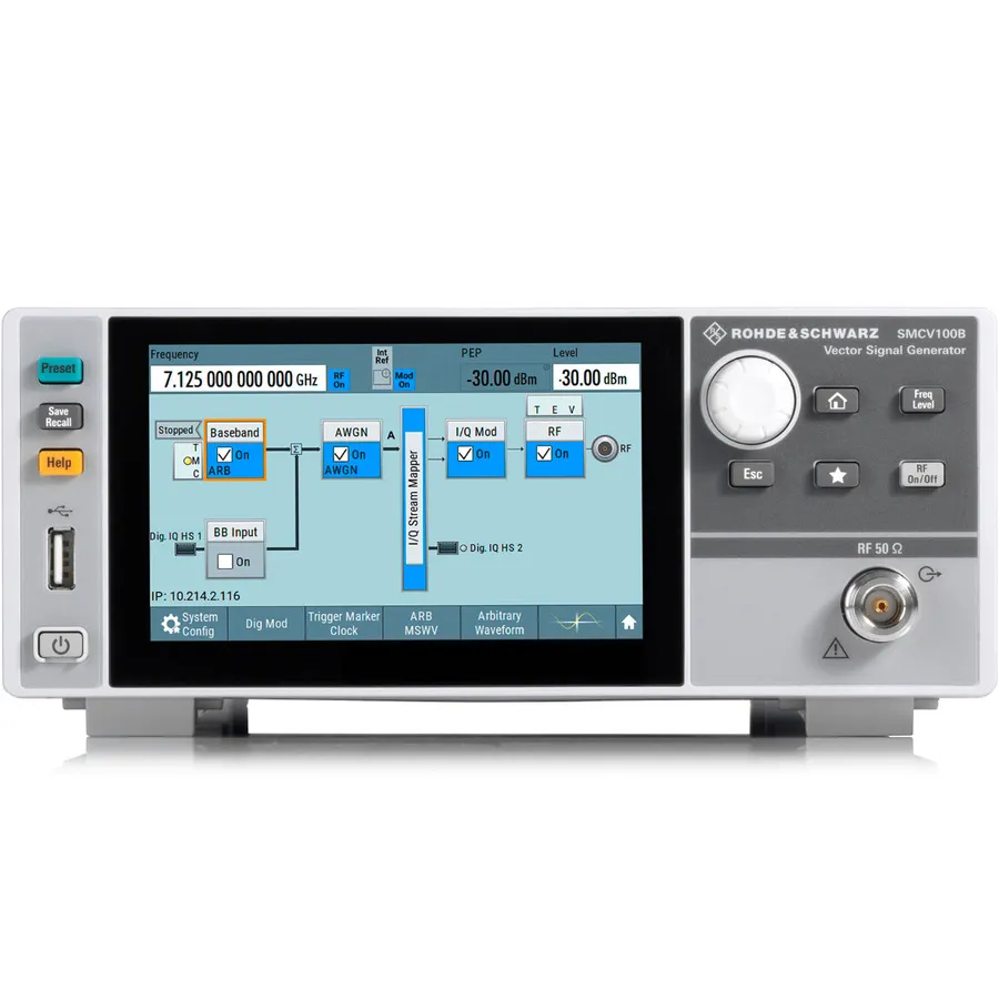 Gerador de Sinais Vetoriais Rohde & Schwarz SMCV100BP1