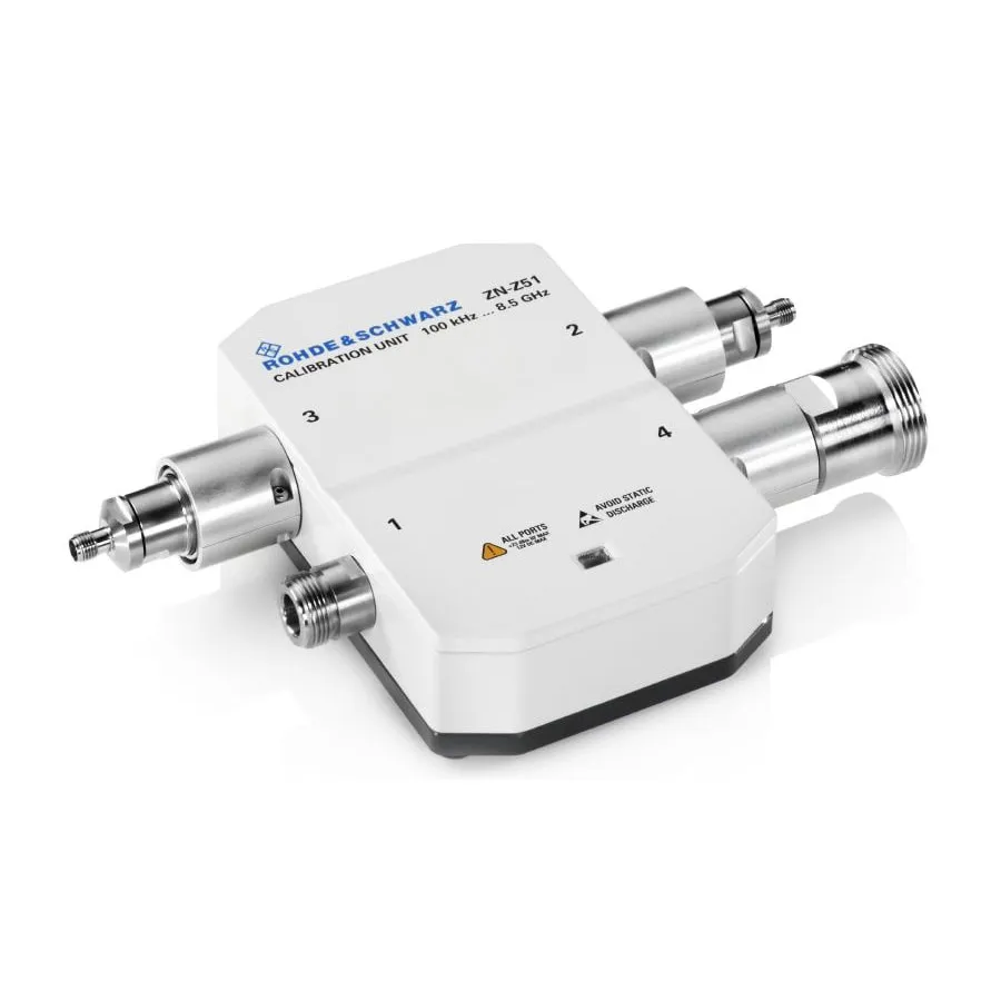 Unidade de Calibração Rohde & Schwarz ZN-Z52