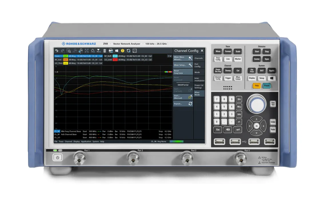 Rohde & Schwarz ZNB26 Analisador de Rede Vetorial (4 Portas)