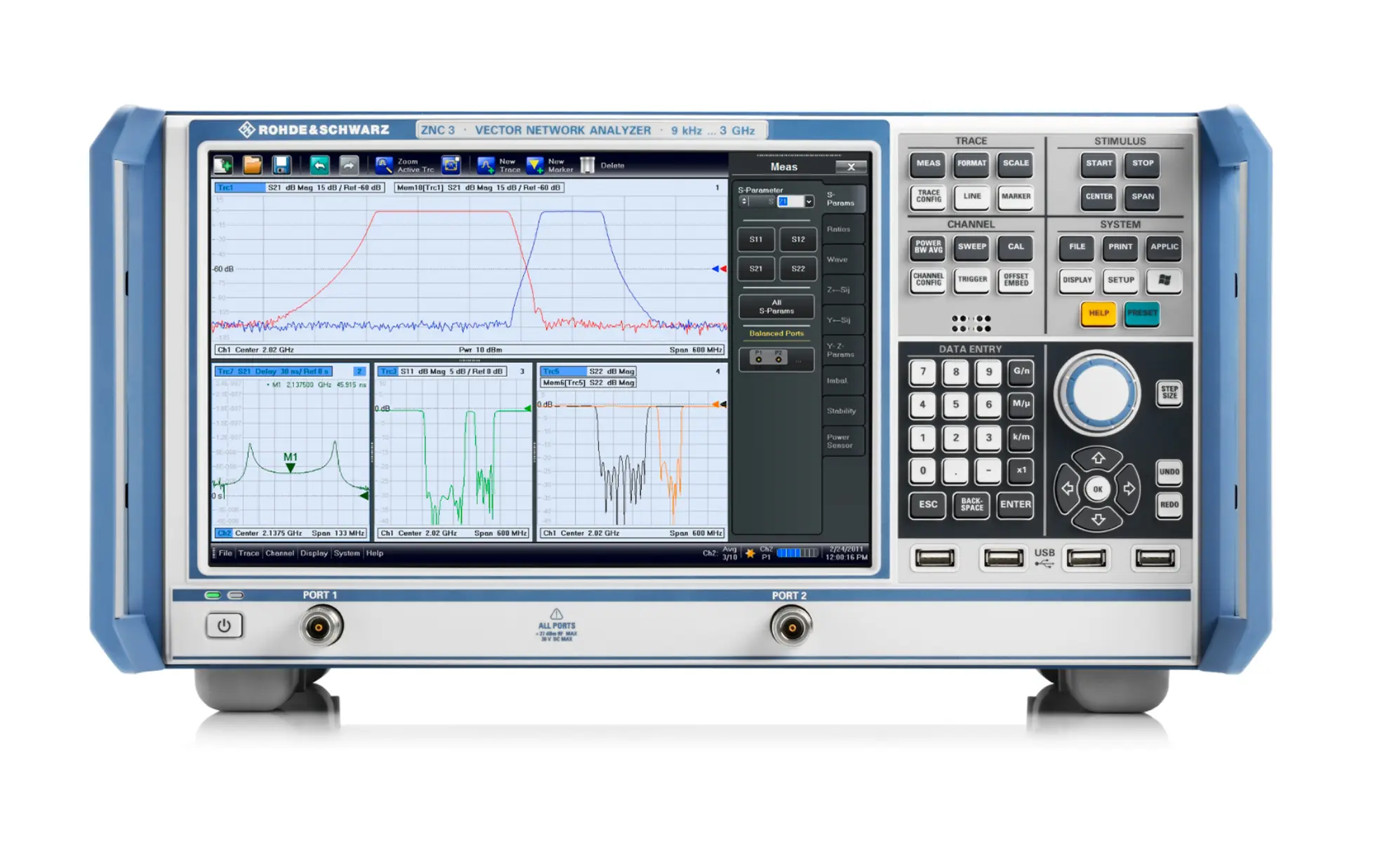 Rohde & Schwarz ZNC3 Analisador de Rede Vetorial