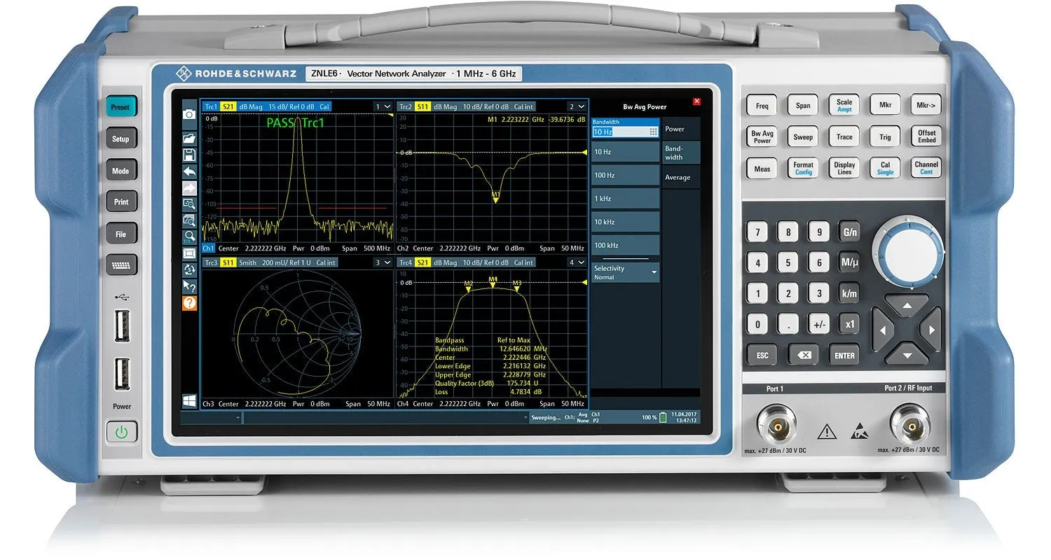 Rohde & Schwarz ZNLE3 Analisador de Rede Vetorial