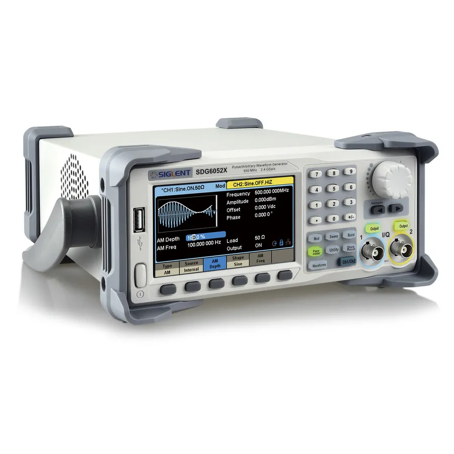 Gerador de Forma de Onda Arbitrária/Função Dual-Channel Siglent SDG6052X 500MHz