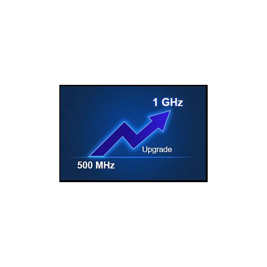 Atualização de Largura de Banda de Osciloscópio Siglent SDS6000L-4BW10, 500 MHz para 1 GHz